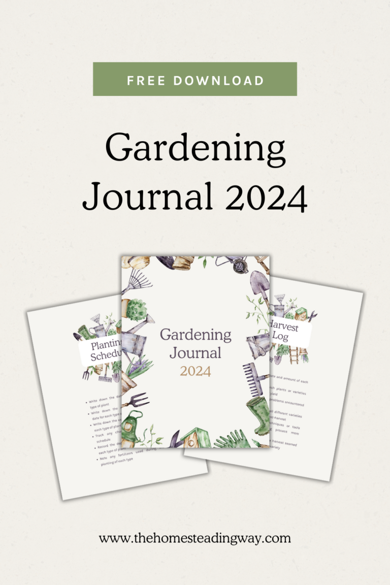 Gardening Journal 2024 Free Download – Get Yours Now!