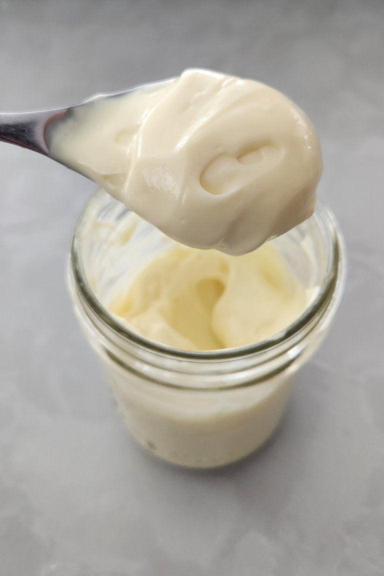 Easy Homemade Mayonnaise in a Jar Recipe