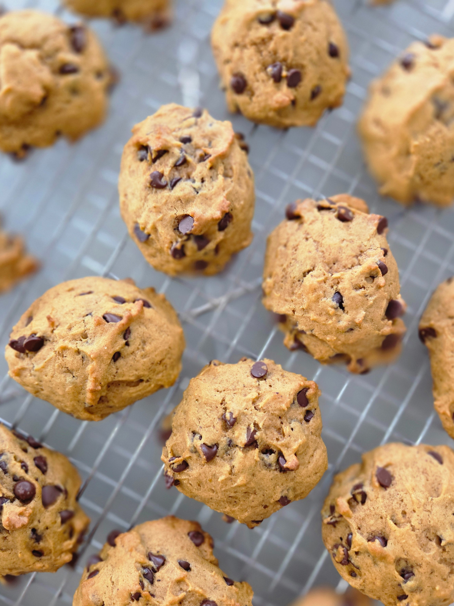 Easy Pumpkin Spice Chocolate Chip Cookies
